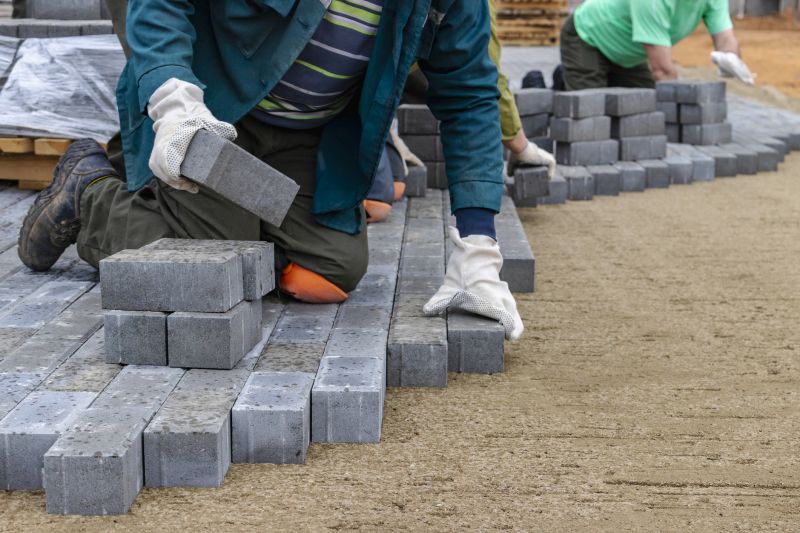 Cinder Blocks Installation detail